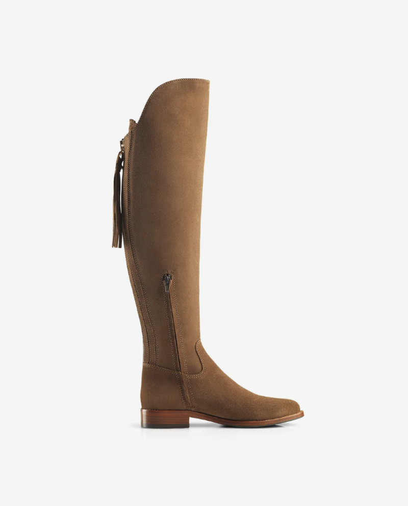 Fairfax and Favor Amira Suede Flat Tan size 36-1